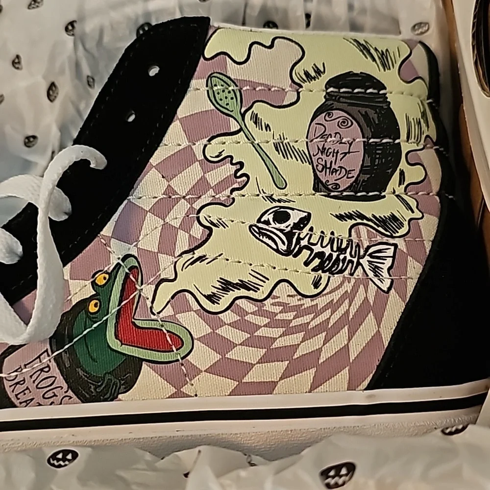 Vans Sk8-Hi Disney Nightmare Before Christmas Limited Edition Hard to Find - Picture 15 of 16